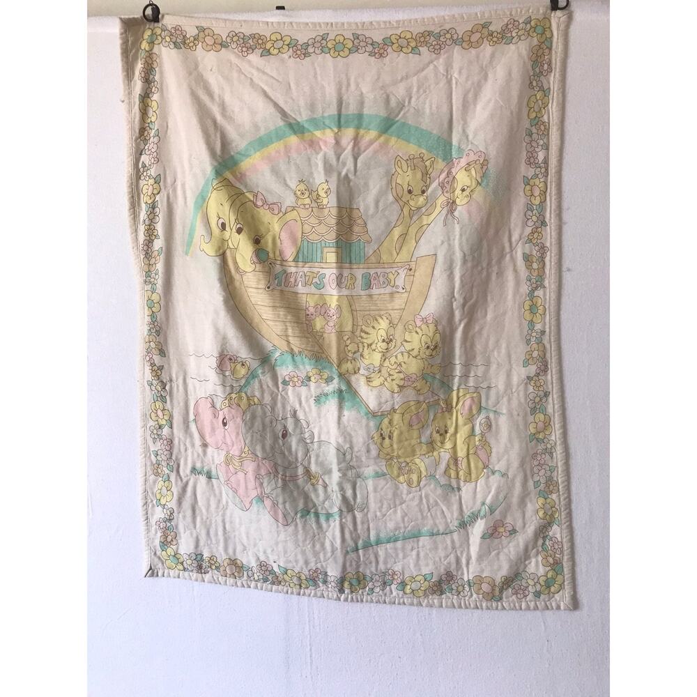 Vintage baby‎ blanket - Picture 2 of 8